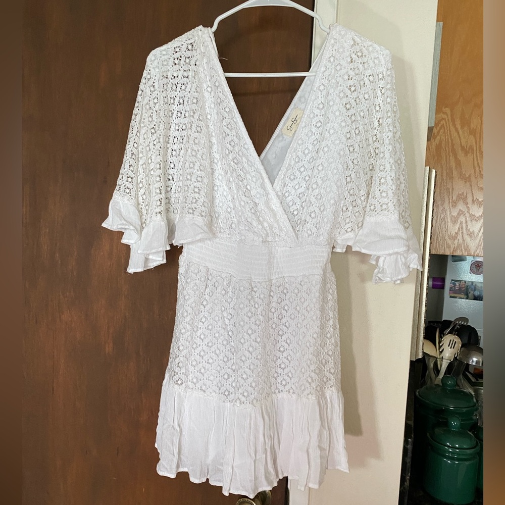 White romper, sheer and beautiful